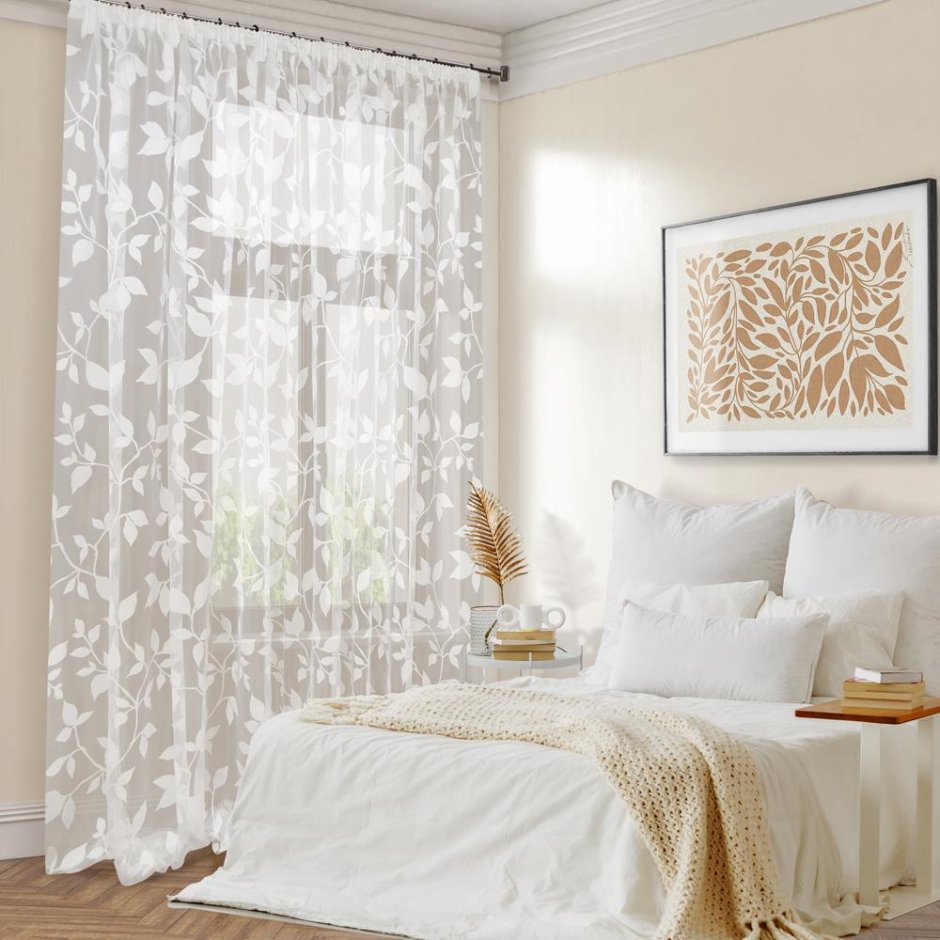 Шторы в спальню в Леруа Мерлен