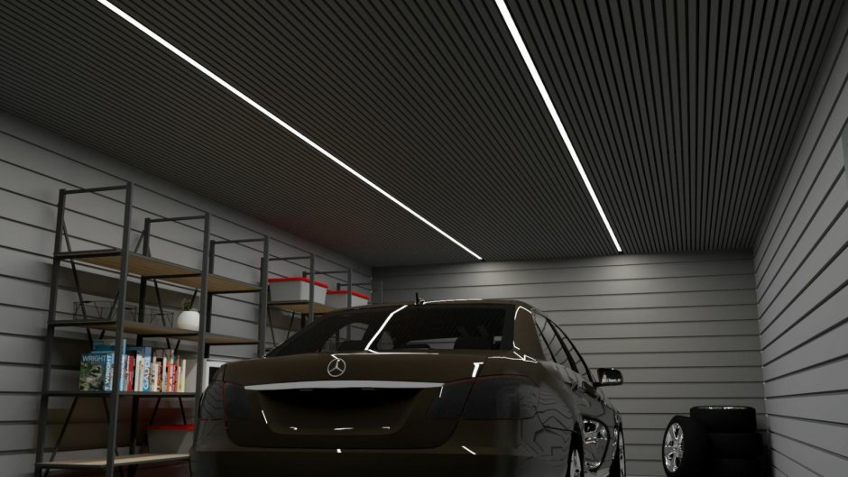 Стены в гараже