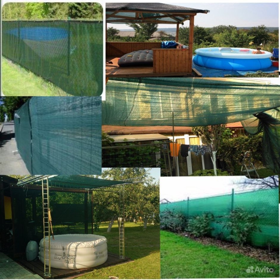 Сетка затеняющая фасадная 80