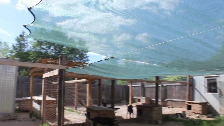 Сетка Садовая затеняющая для навеса