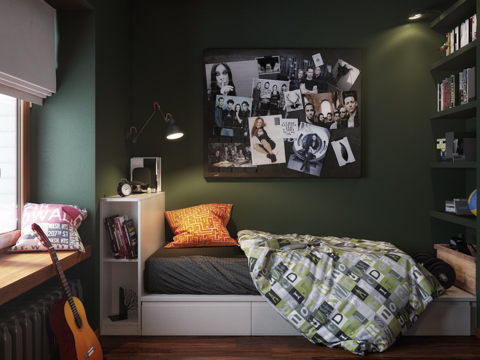 Уютные комнаты для подростков