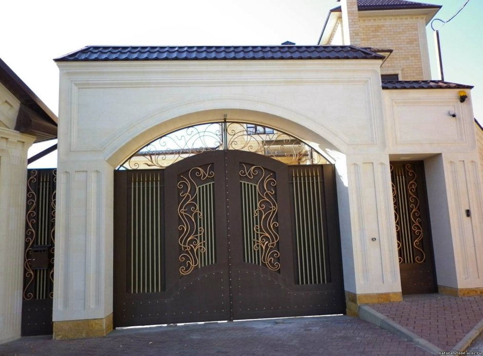 Аркана ворота Дагестанский стиль