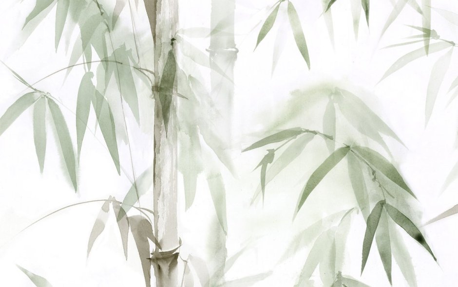 Обои бамбук бежевые
