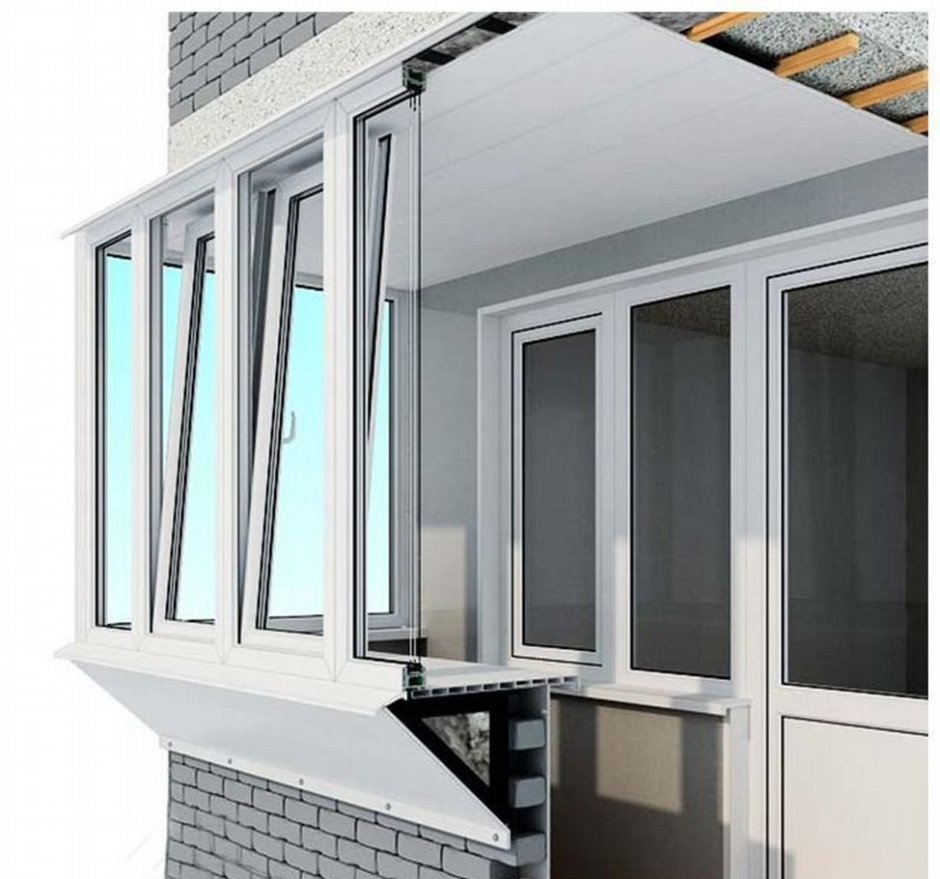 Балкон с выносом