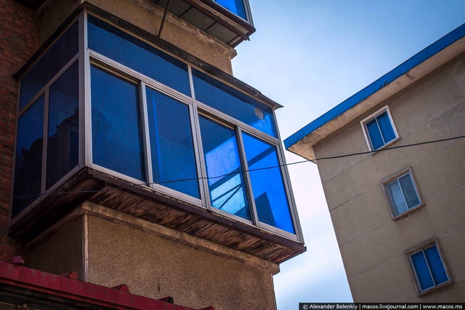 Тонированный балкон