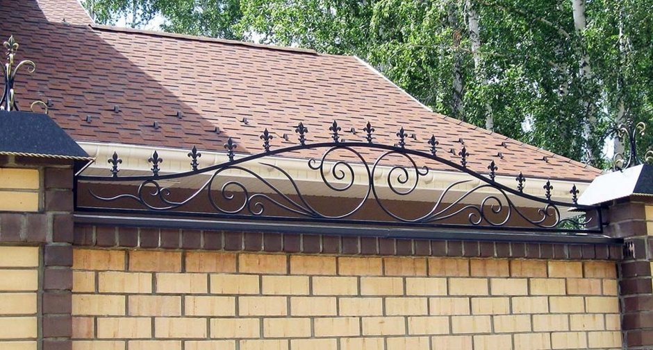 Кованые навершия на забор