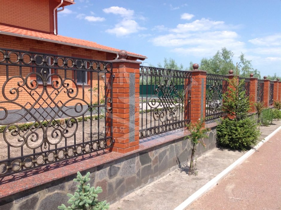 Кованый забор