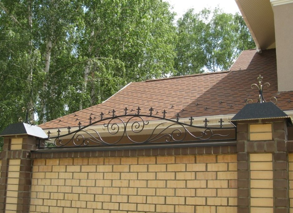 Кованые навершия на забор