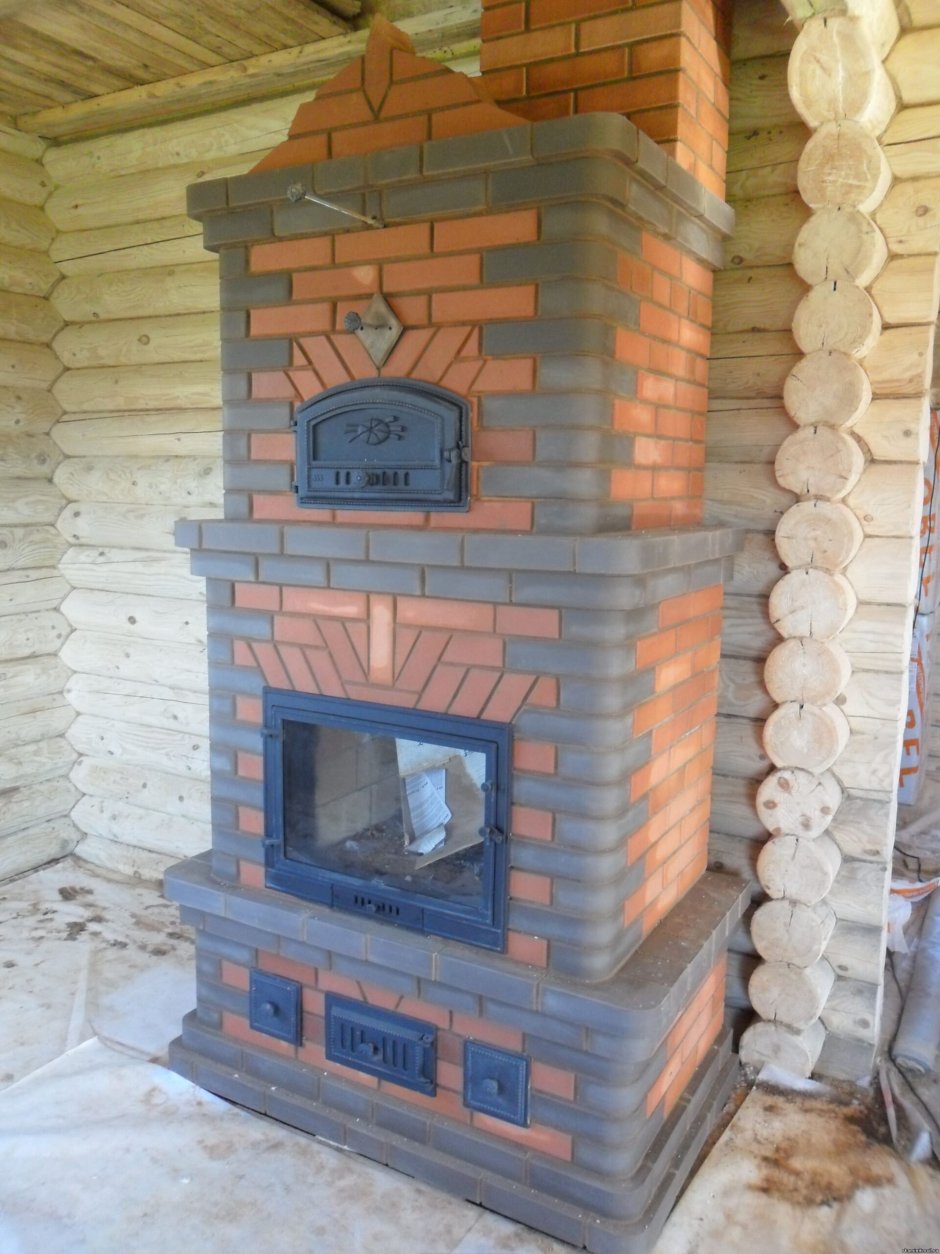 Небольшая печь камин