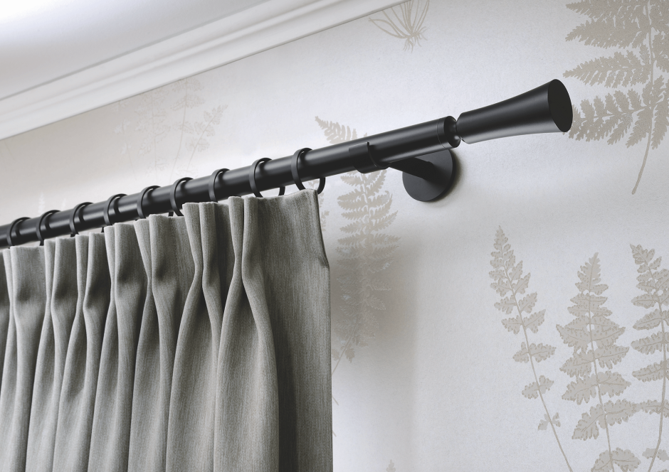 Карниз для штор настенный в интерьере