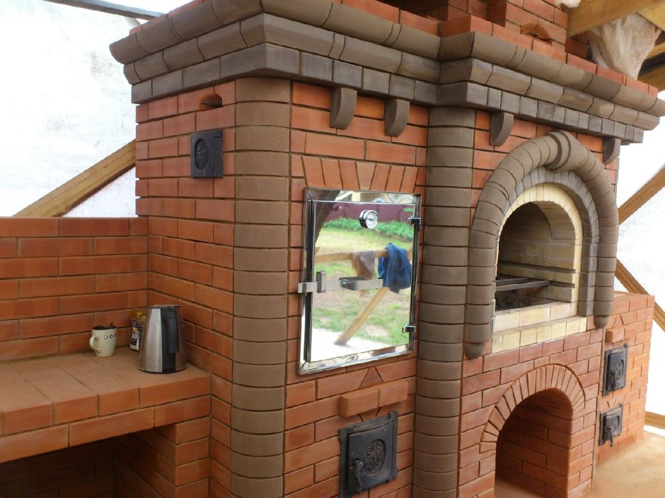 Барбекю комплекс Донские зори пепел