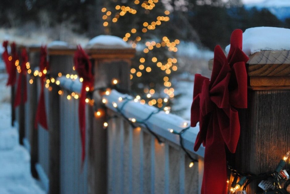 Новогодний забор