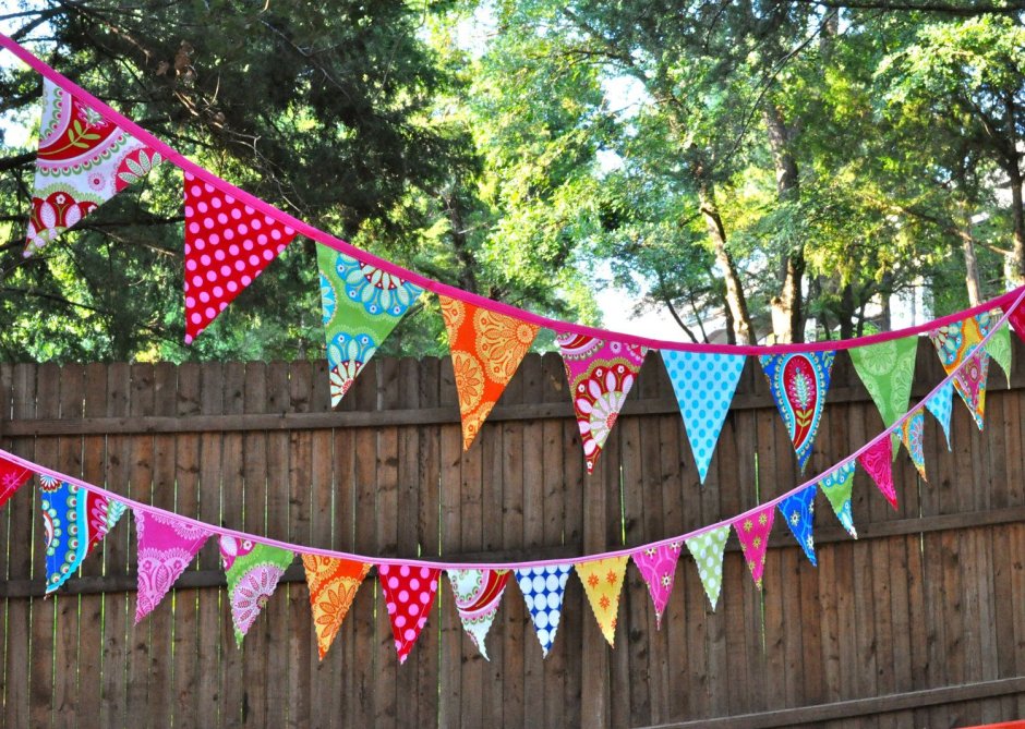 Флажки для украшения праздника