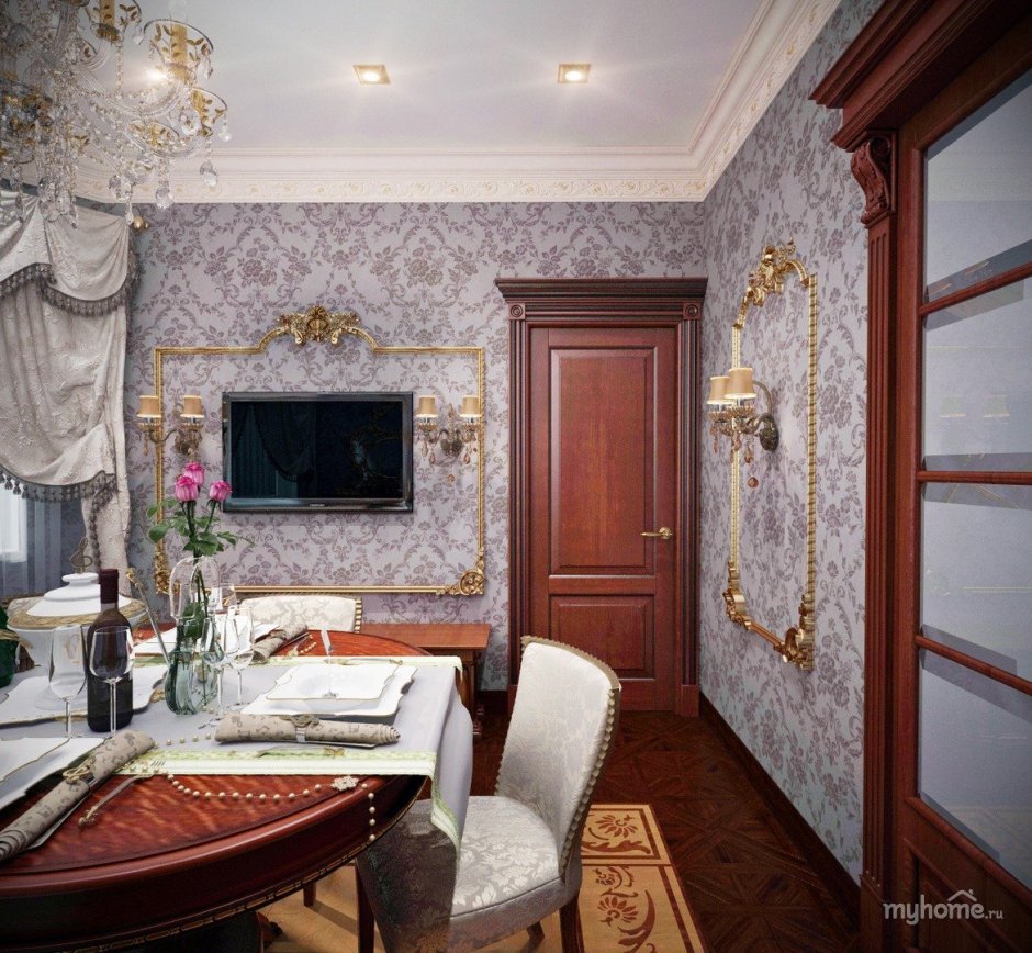 Купеческий стиль в интерьере квартиры