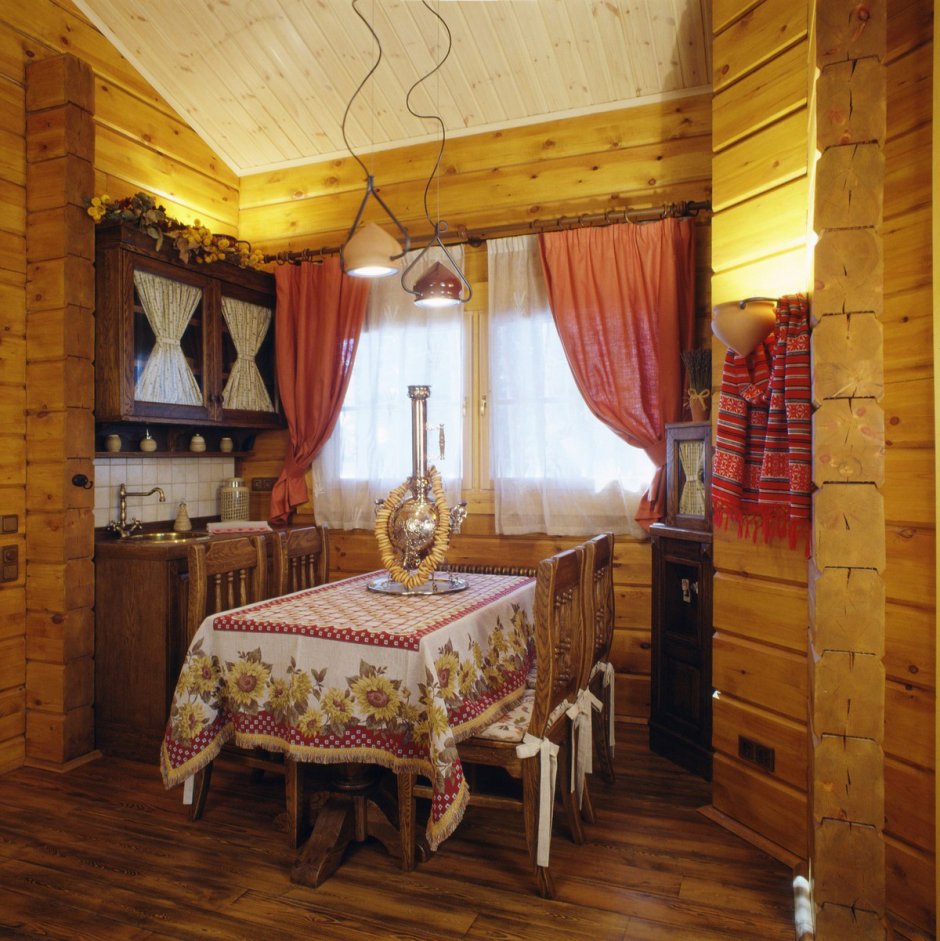 Кухня в купеческом стиле