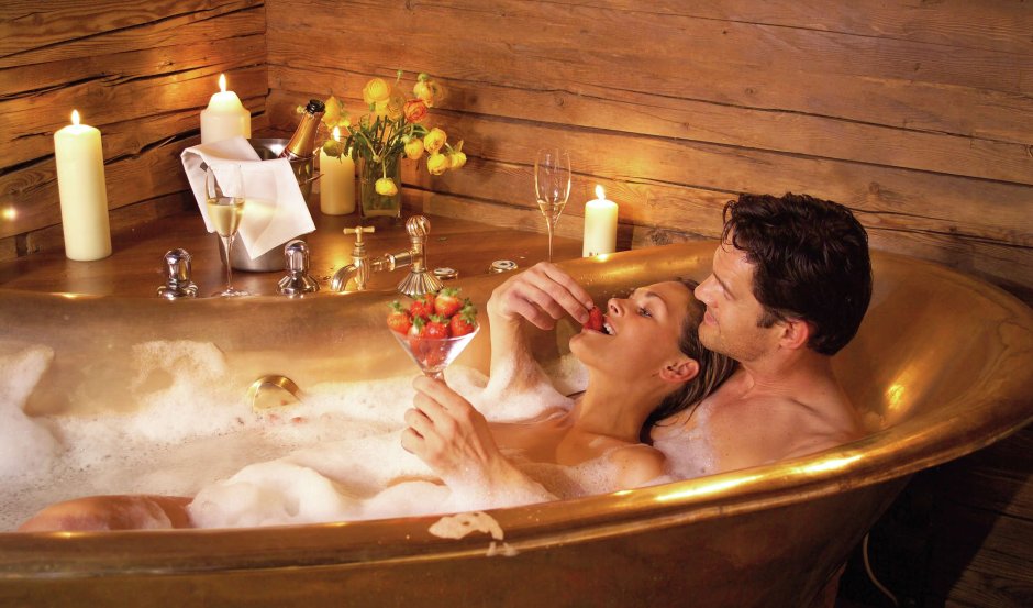 Романтик в ванной