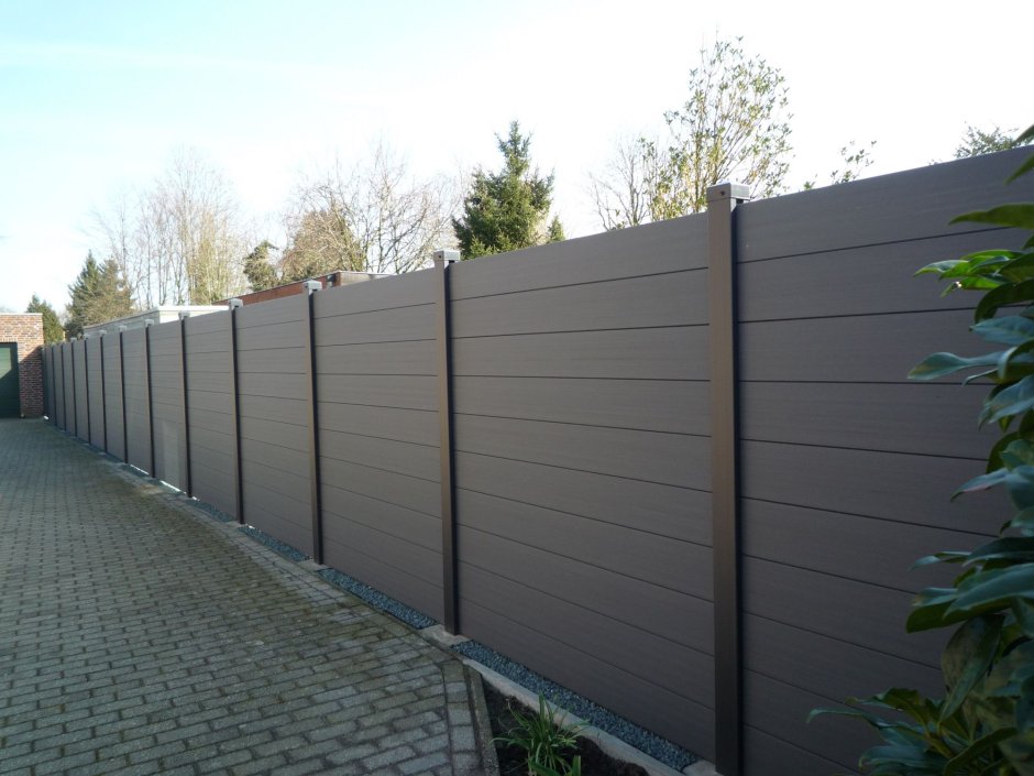 Забор из металлосайдинга