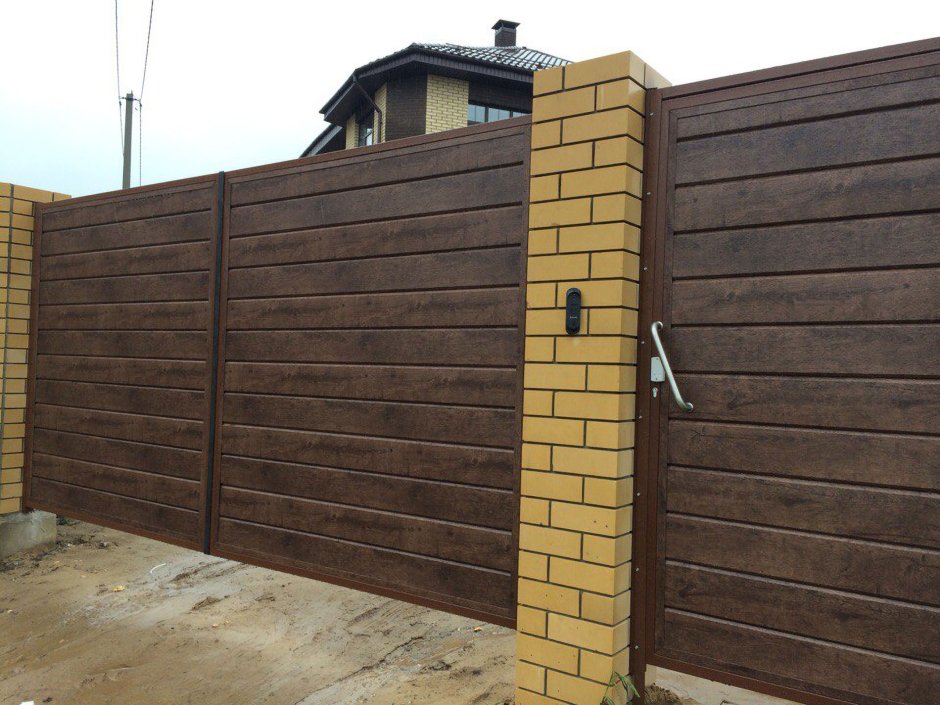 Металлосайдинг софит забор