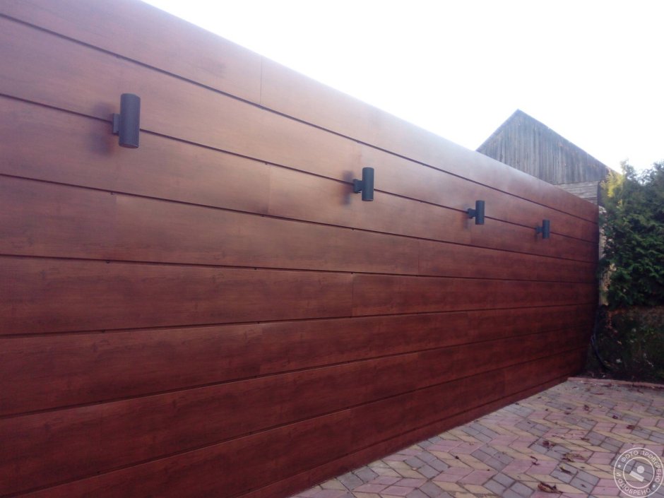 Металлосайдинг евробрус забор