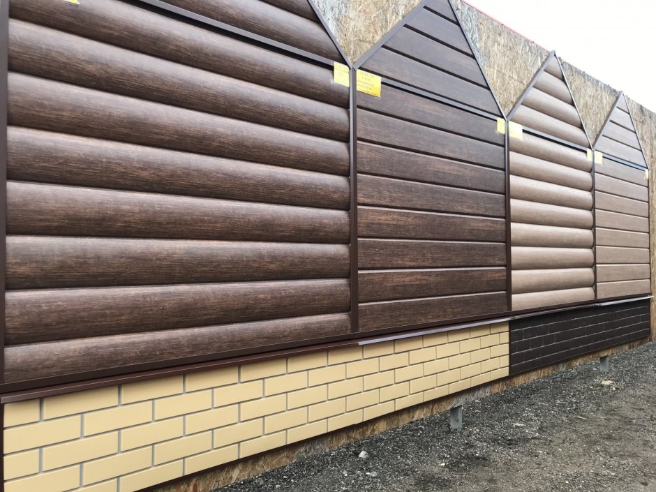 Металлический сайдинг блок-Хаус ГРАНДЛАЙН