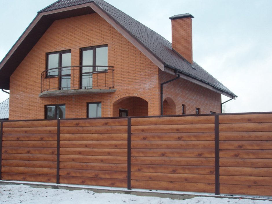 Забор из сайдинга