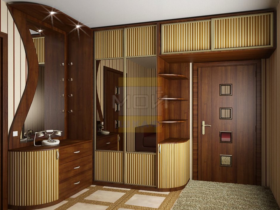 Прихожая с местом для собаки