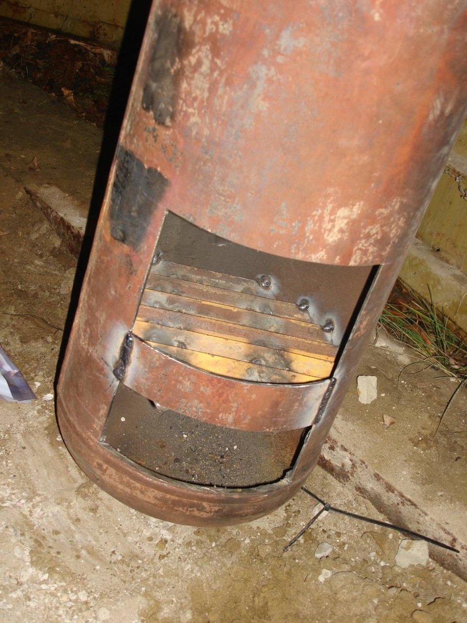 Буржуйка с газового баллона ГАЗ 3302