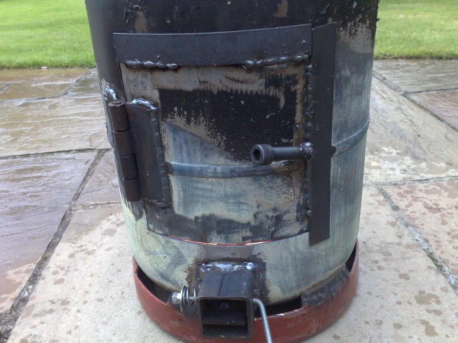 Печь для бани из баллона