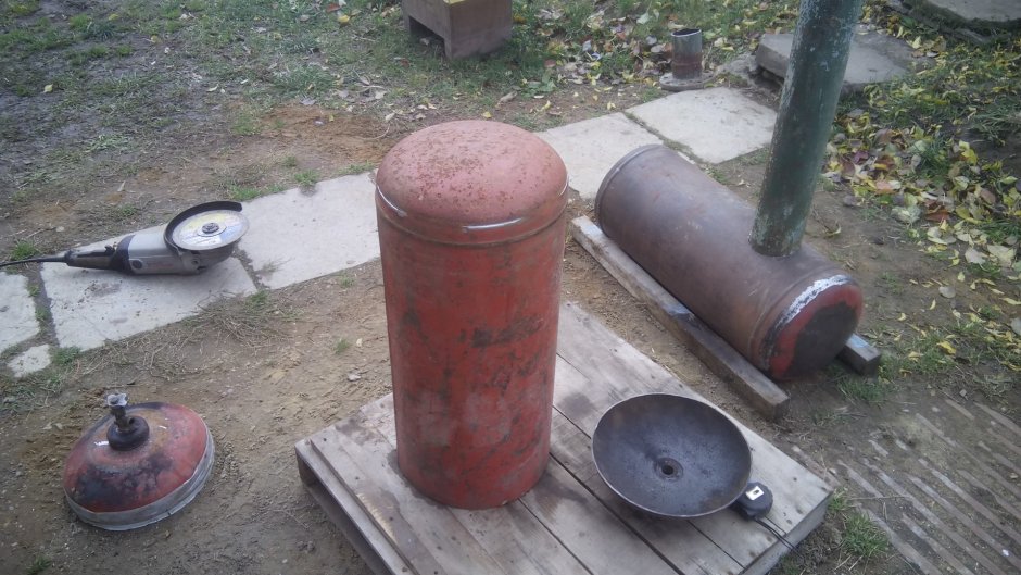 Отопление гаража из газового баллона