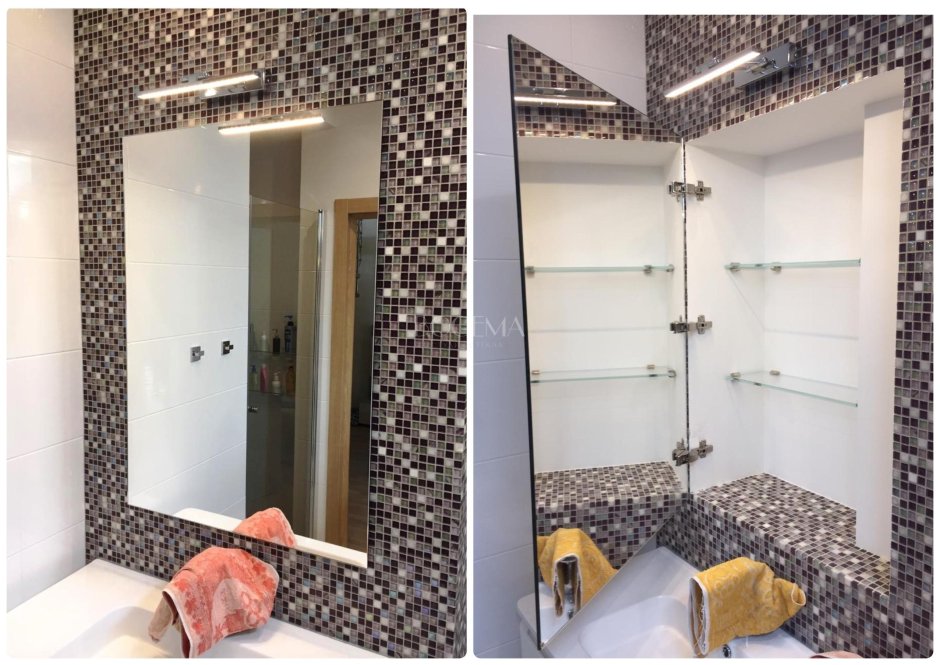 Раздвижная дверь в ванную