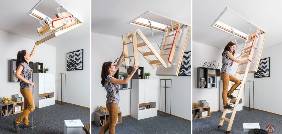 Лестница чердачная термо LTK 60*130*305