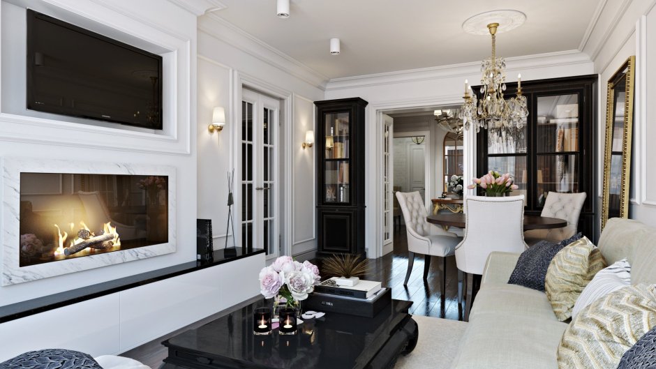 Камин Неоклассика арт деко