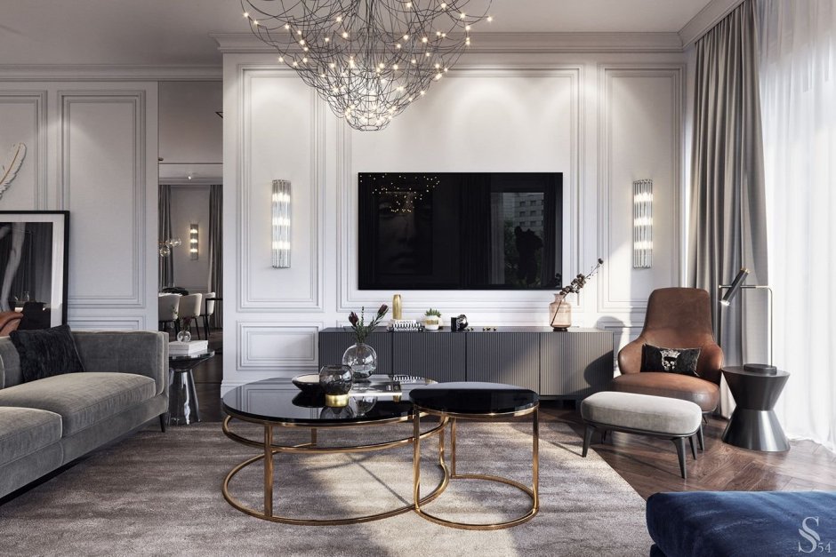 Модный интерьер в стиле Неоклассика