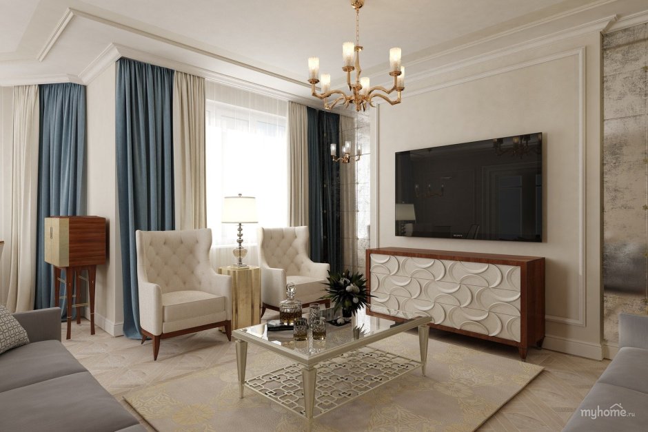 Гостиная Неоклассика Тиффани