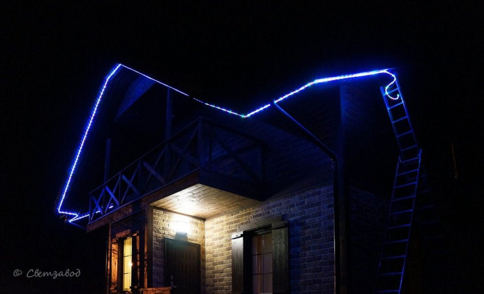 Подсветка фасадная 100х1500 ленточная