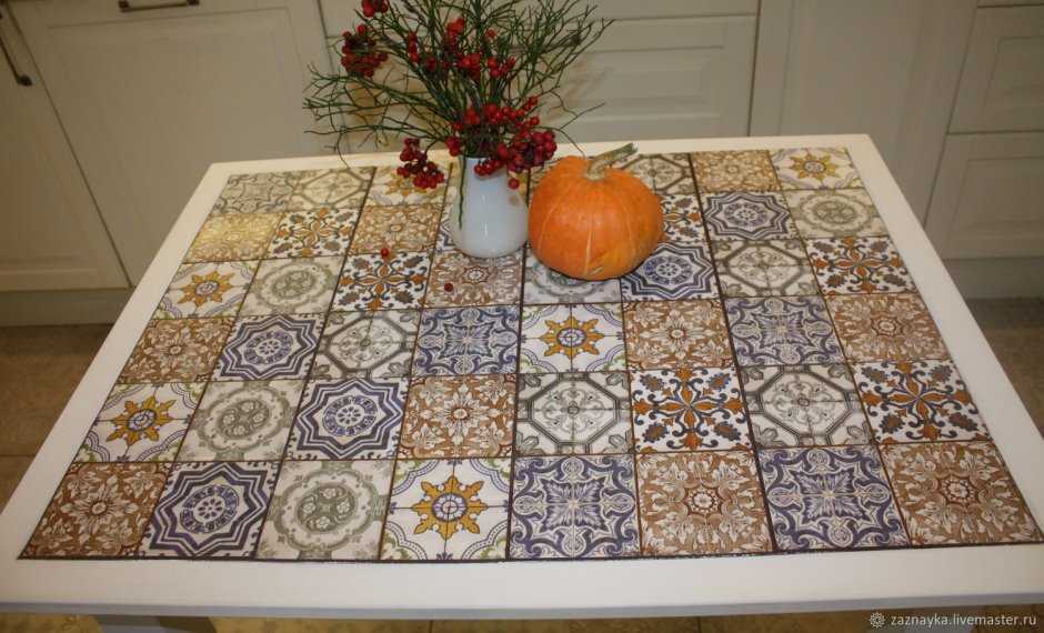 Столешница с керамической плиткой