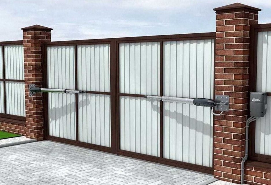 Распашные ворота Дорхан