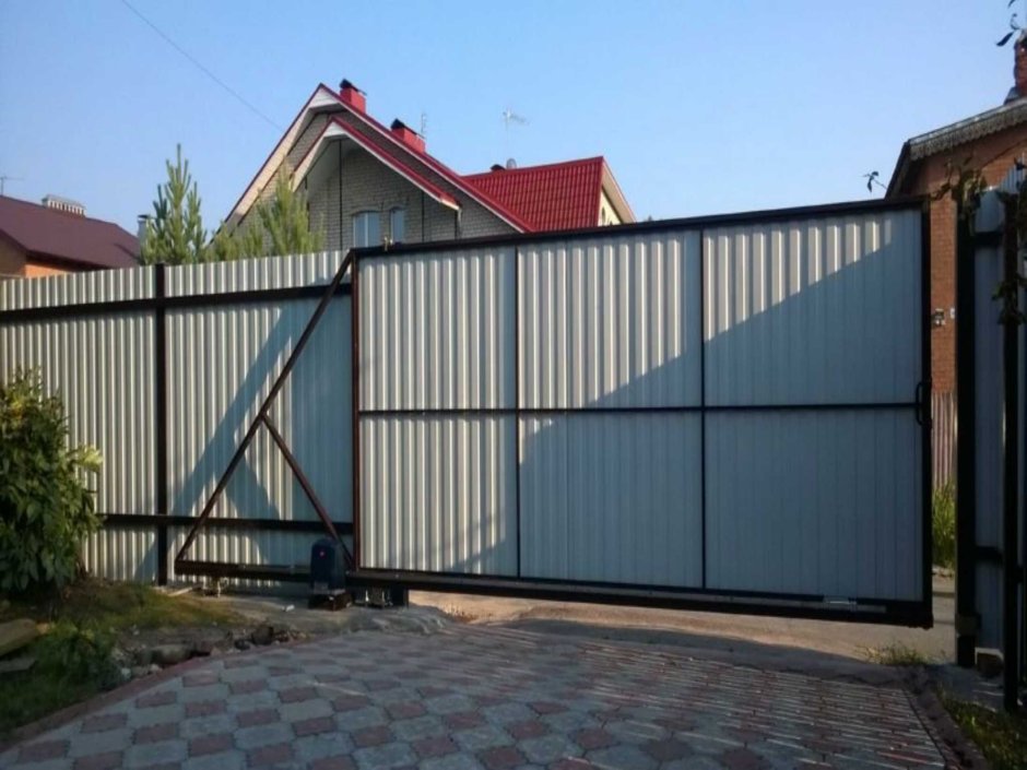 Откатные ворота 5000 2000