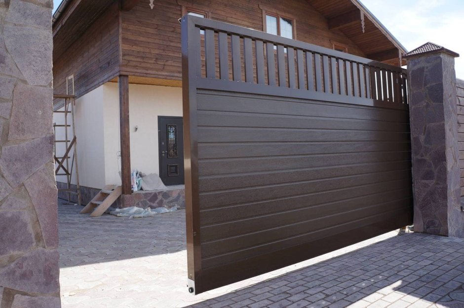 Раздвижные ворота Дорхан