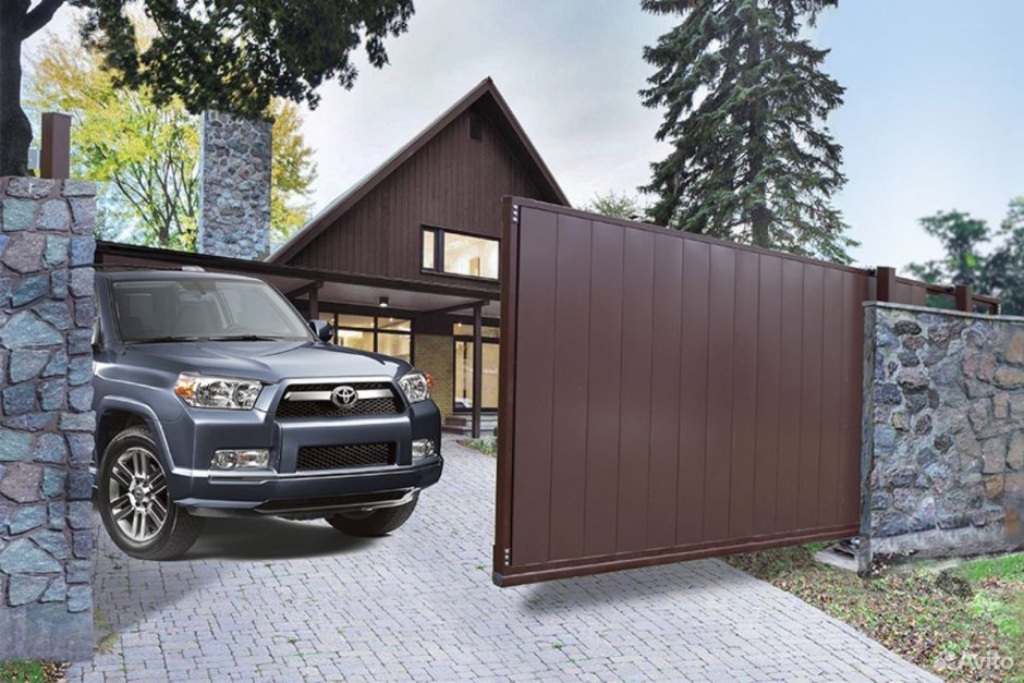 Ворота откатные 1600 мм 3500