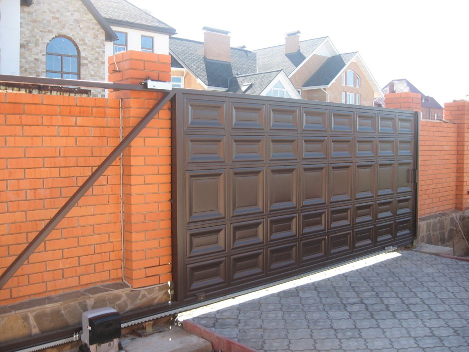 Ворота раздвижные металлические