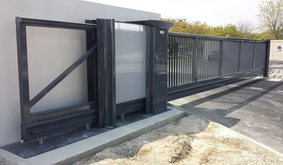 Откатные ворота филенка