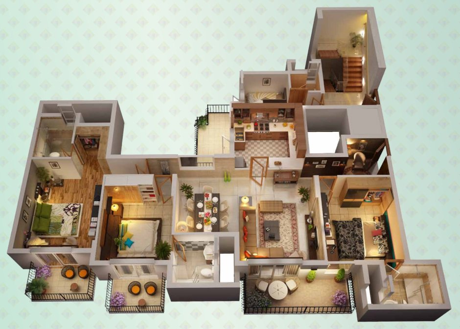 Планировки домов из сериалов