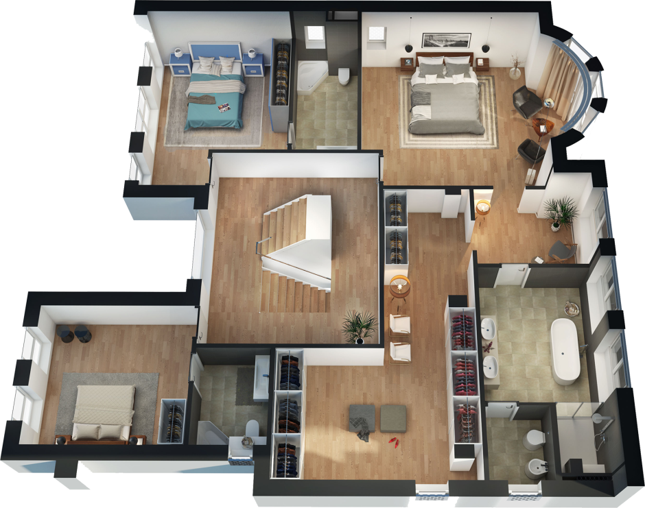 Американский дом планировка