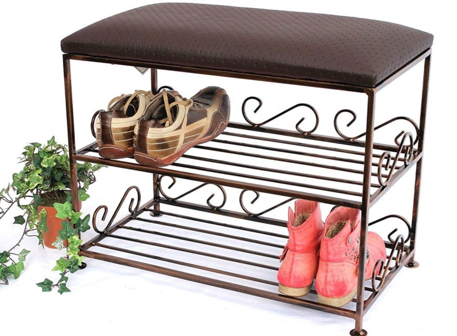Подставка под обувь в прихожую металлическая