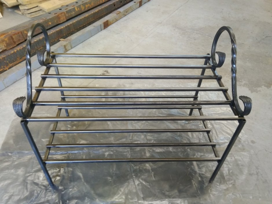 Подставка для обуви своими руками из металла