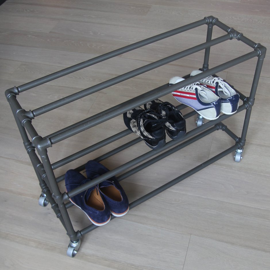 Обувница из полипропиленовых труб