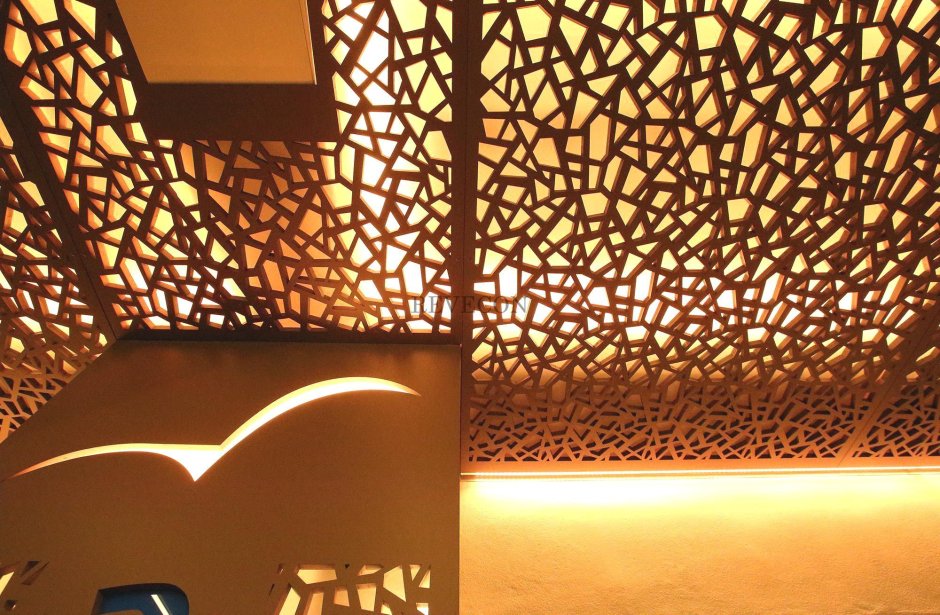 Декоративная перегородка с подсветкой