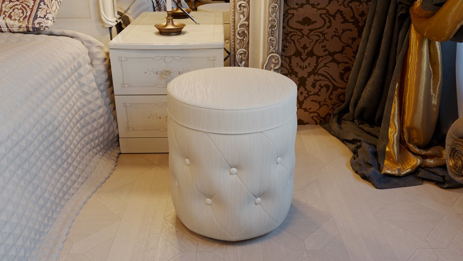 ТРИЯ пуф Тип 5 (белый)