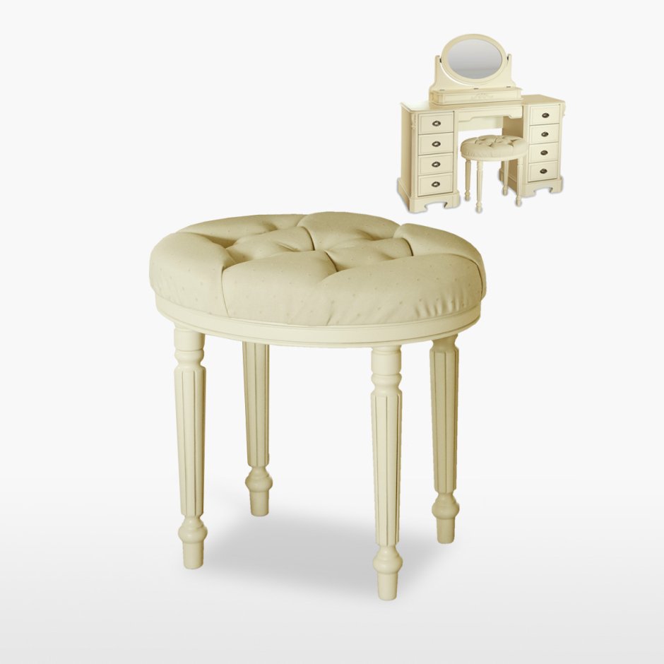 Пуф для туалетного столика